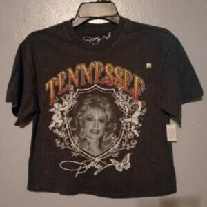 NEW Dolly Parton Tennessee Crop Top Size XS 0/2 Country music cowgirl Nashville